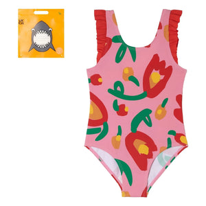 Stella McCartney Kids - Floral Swimsuit | Pink