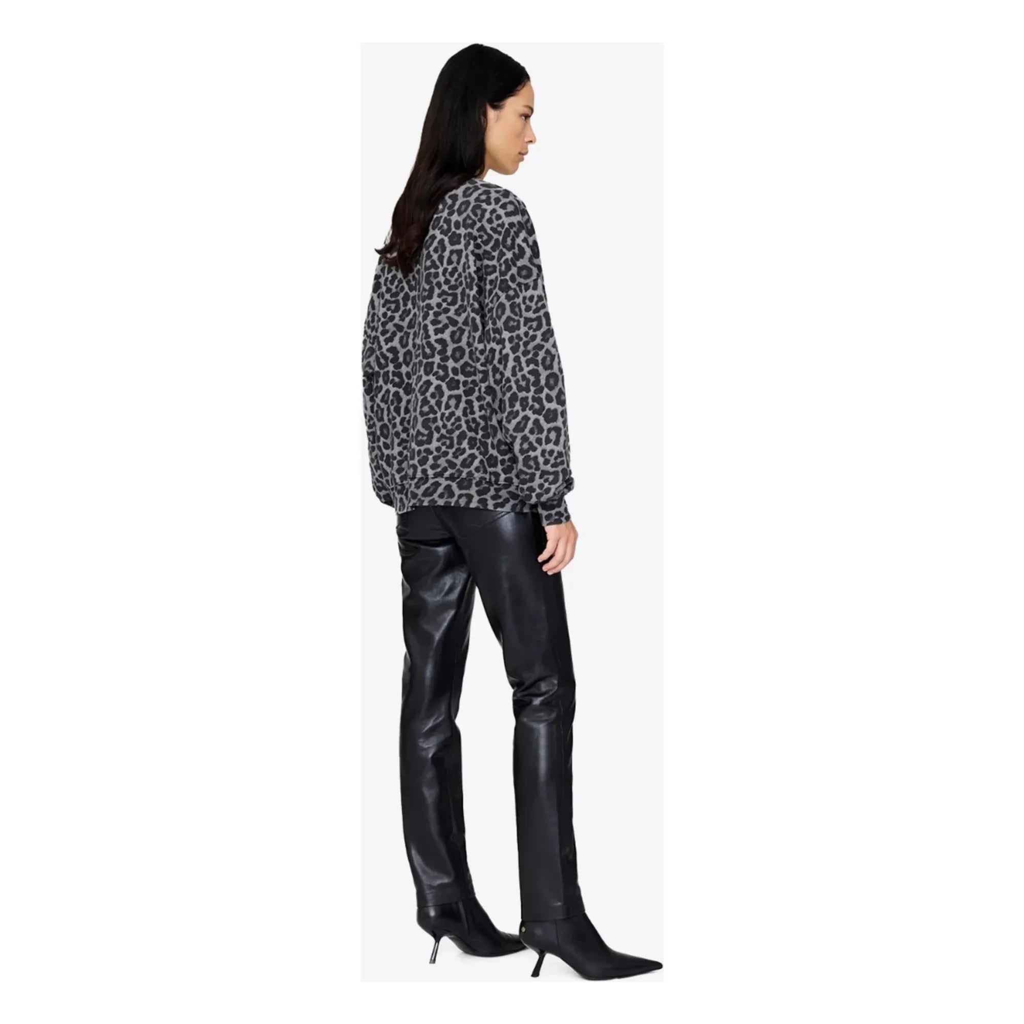 Anine Bing - Miles Leopar sweatshirt | Kahverengi