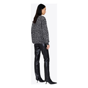 Anine Bing - Miles Leopar sweatshirt | Kahverengi