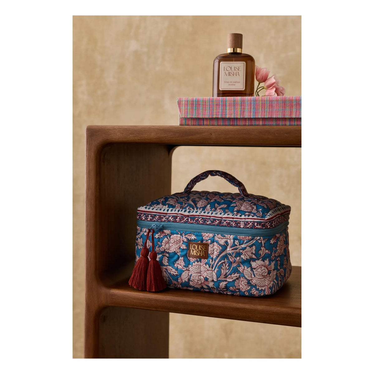 Louise Misha - Laety Organic Cotton Care Bag | Blue