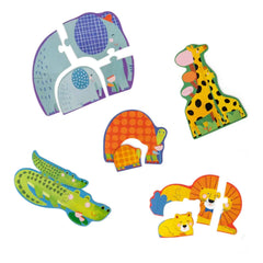 Moulin Roty - Animal Evolution Puzzle - 20 pieces