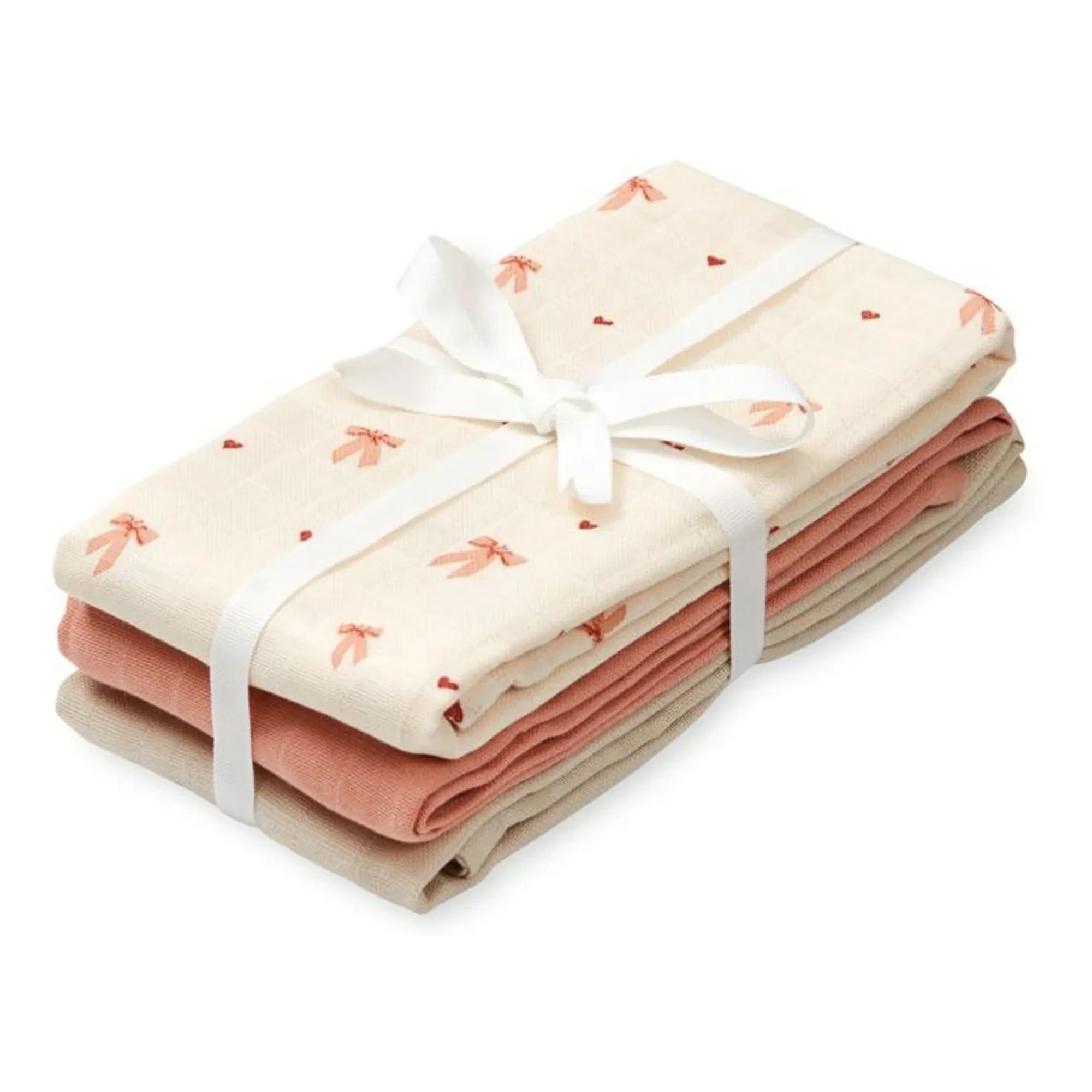 Cam Cam - Bow Patterned Baby Diaper Set - 3-Pack