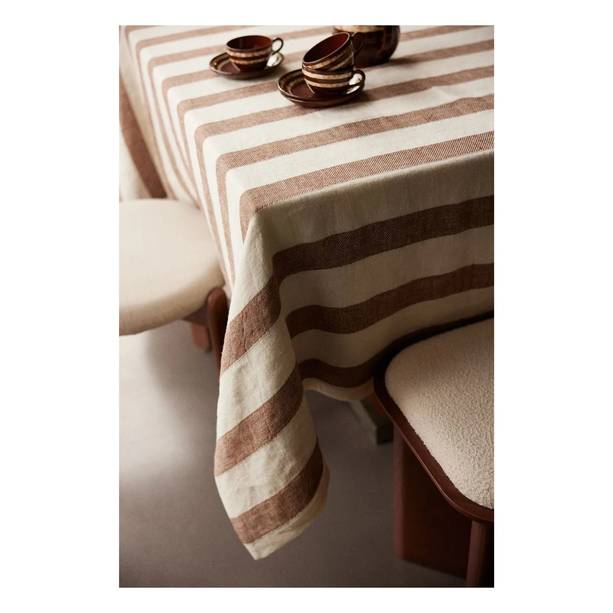 Gabrielle Paris - Bastide Linen Tablecloth | Terracotta
