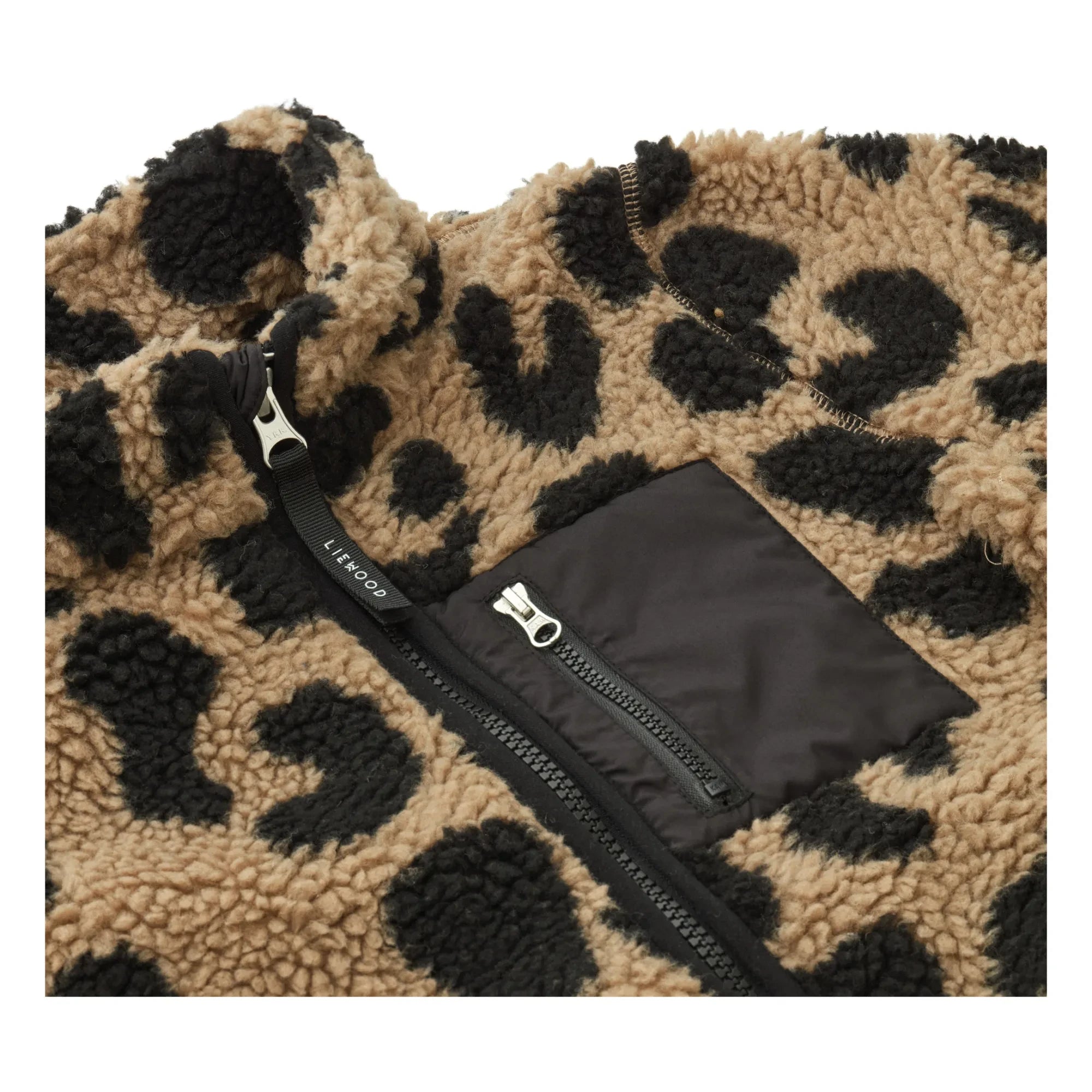 Liewood - Nolan Recycled Material Faux Leopard Coat | Brown