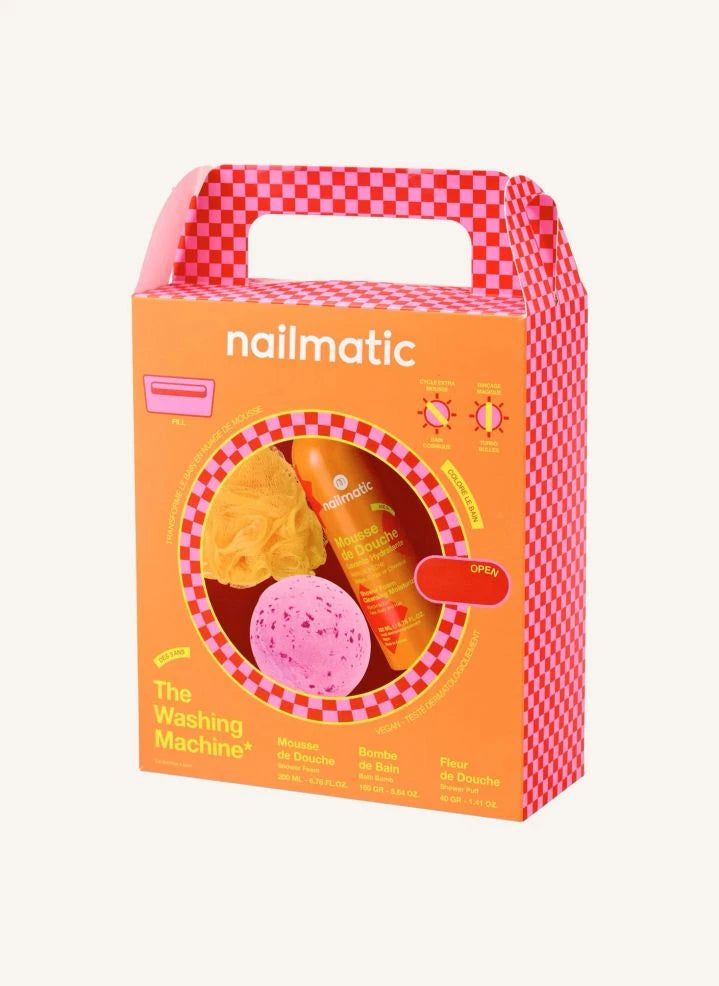 Nailmatic Kids - Washing Machine Gift Set | Orange