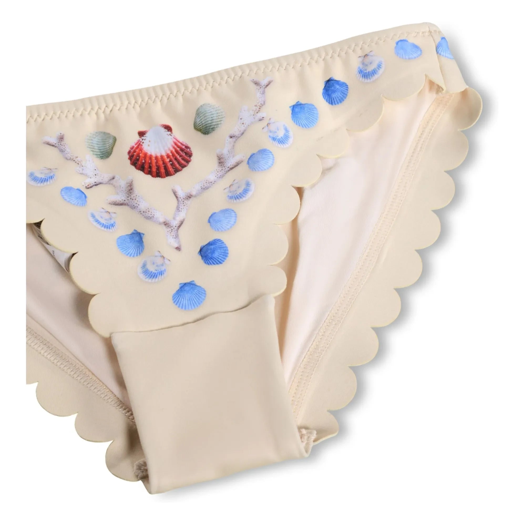 Molo - Nolina Coquillages Recycled Fiber Swimsuit | Nude