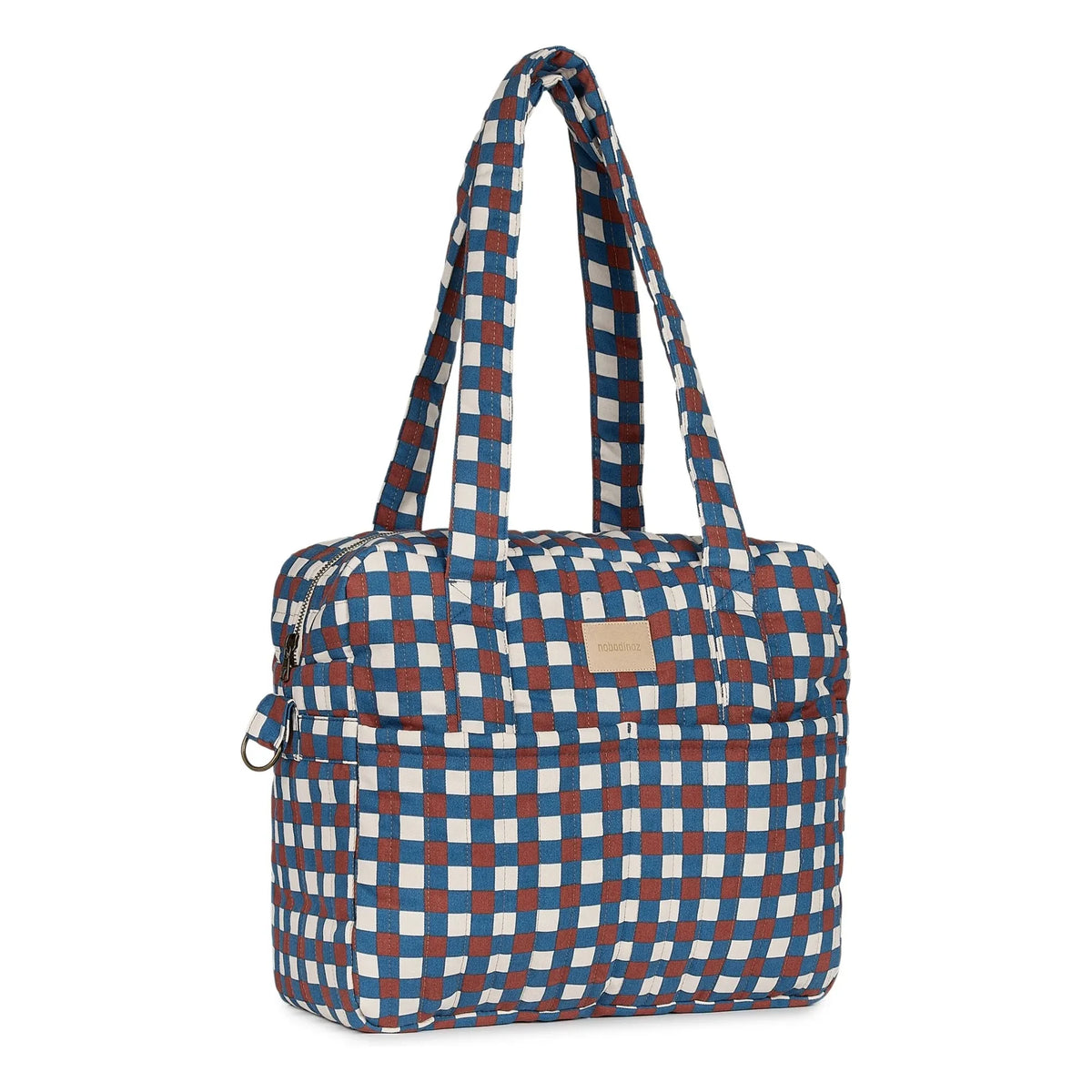 Nobodinoz - Hyde Park Mosaic baby care bag | Blue