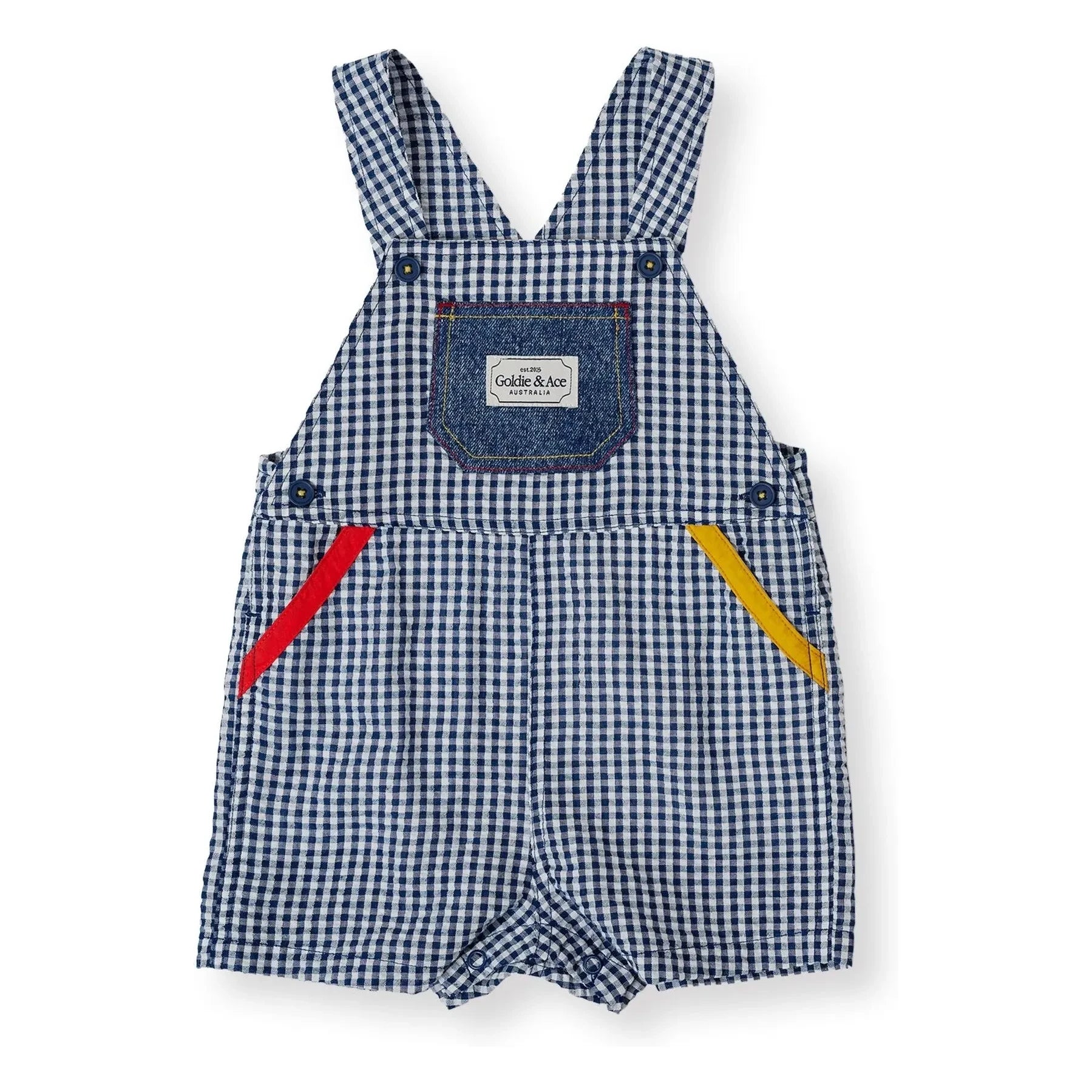 Goldie + Ace - Vichy Jumpsuit | Navy Blue
