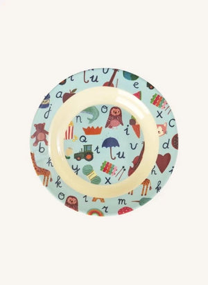 Rice - ABC Melamine Soup Bowl | Light Blue