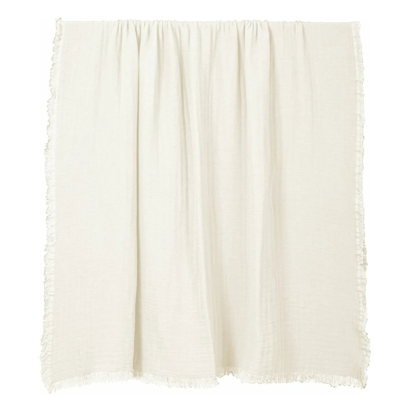 Haomy - Vanly Cotton Voile Bedspread | Ivory