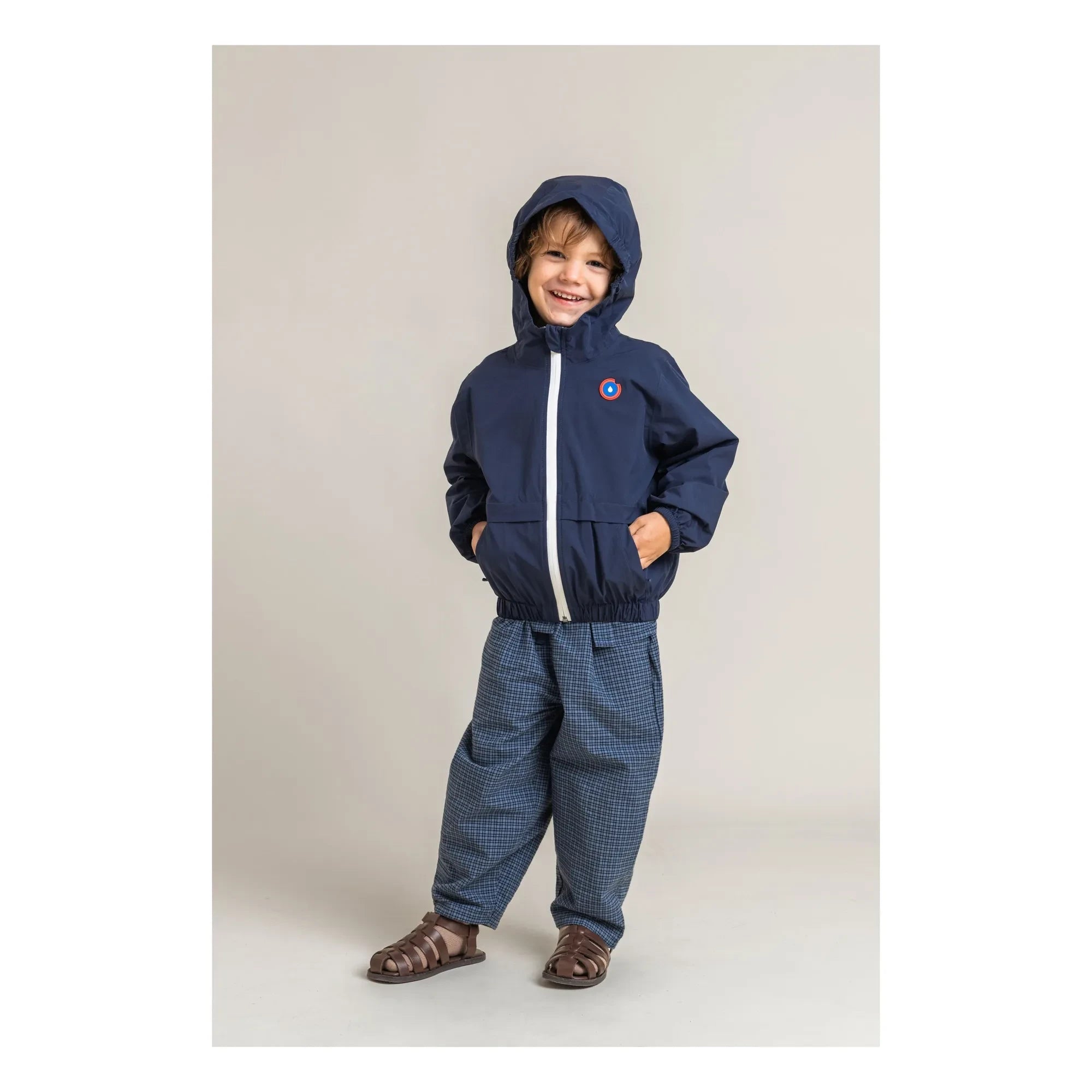 Flotte - Bastille Waterproof Windbreaker Recycled Fiber | Navy Blue
