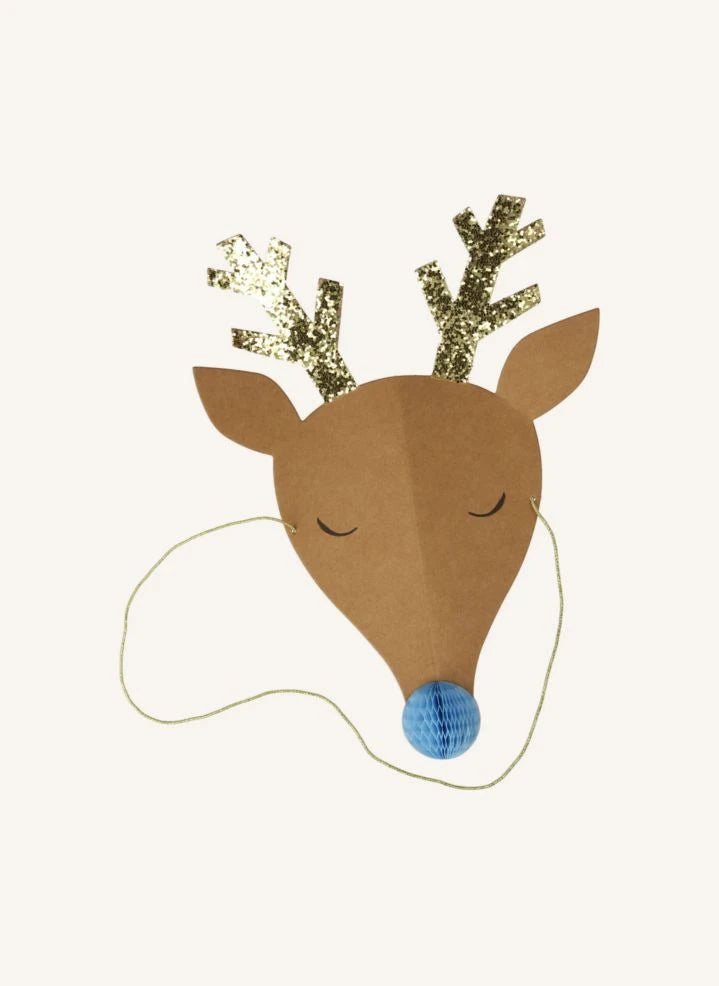 Meri Meri - Cheerful Deer Christmas Hats - Set of 6