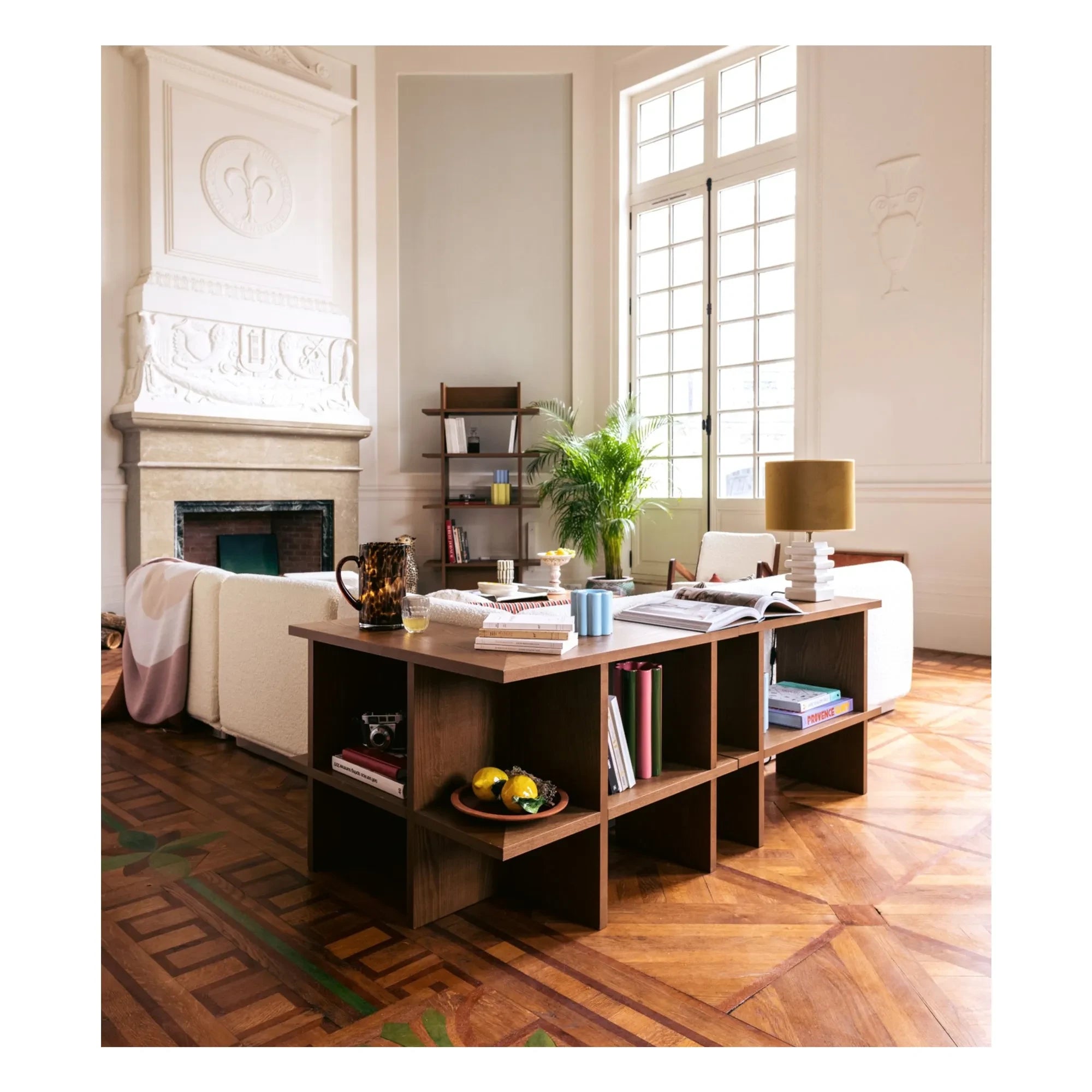 The Socialite Family - Mara Corner Shelf, Iroko Finish | Iroko