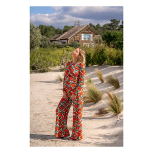 Paloma Collection - Andrea Poppy Hamile Pantolonu | Kırmızı