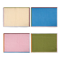 &Klevering - Quilted Piped American Tablecloths - Set of 4