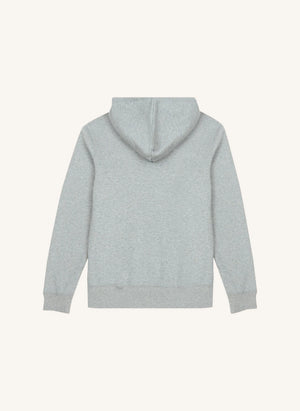 Wood Wood - Ian Organic Cotton Logo Hoodie - Adult Collection | Gray