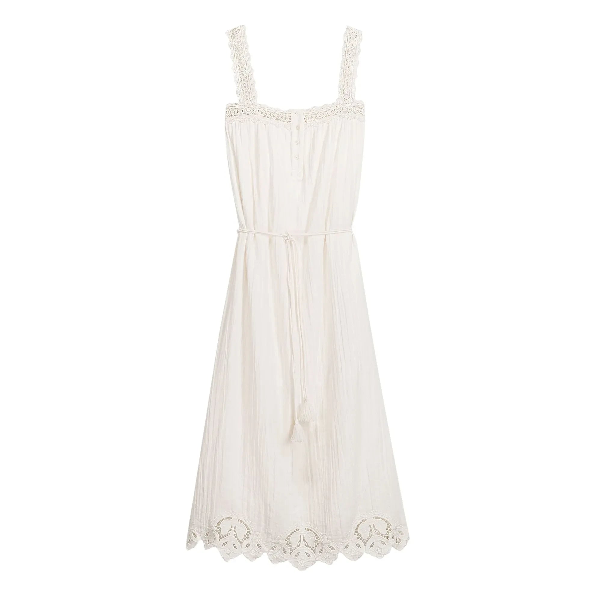 Louise Misha - Madera Organic Cotton Dress | Ecru