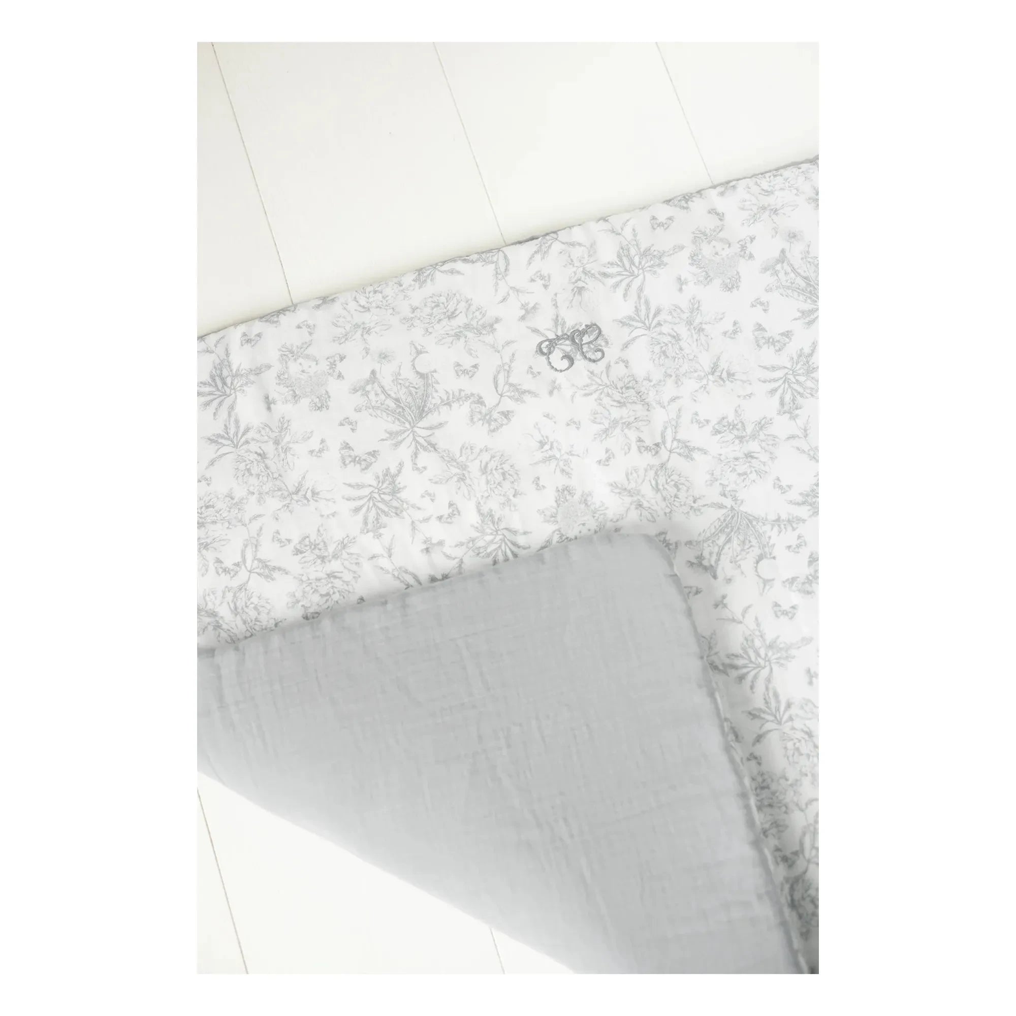 Tartine et Chocolat - Toile de Jouy Blanket | Gray