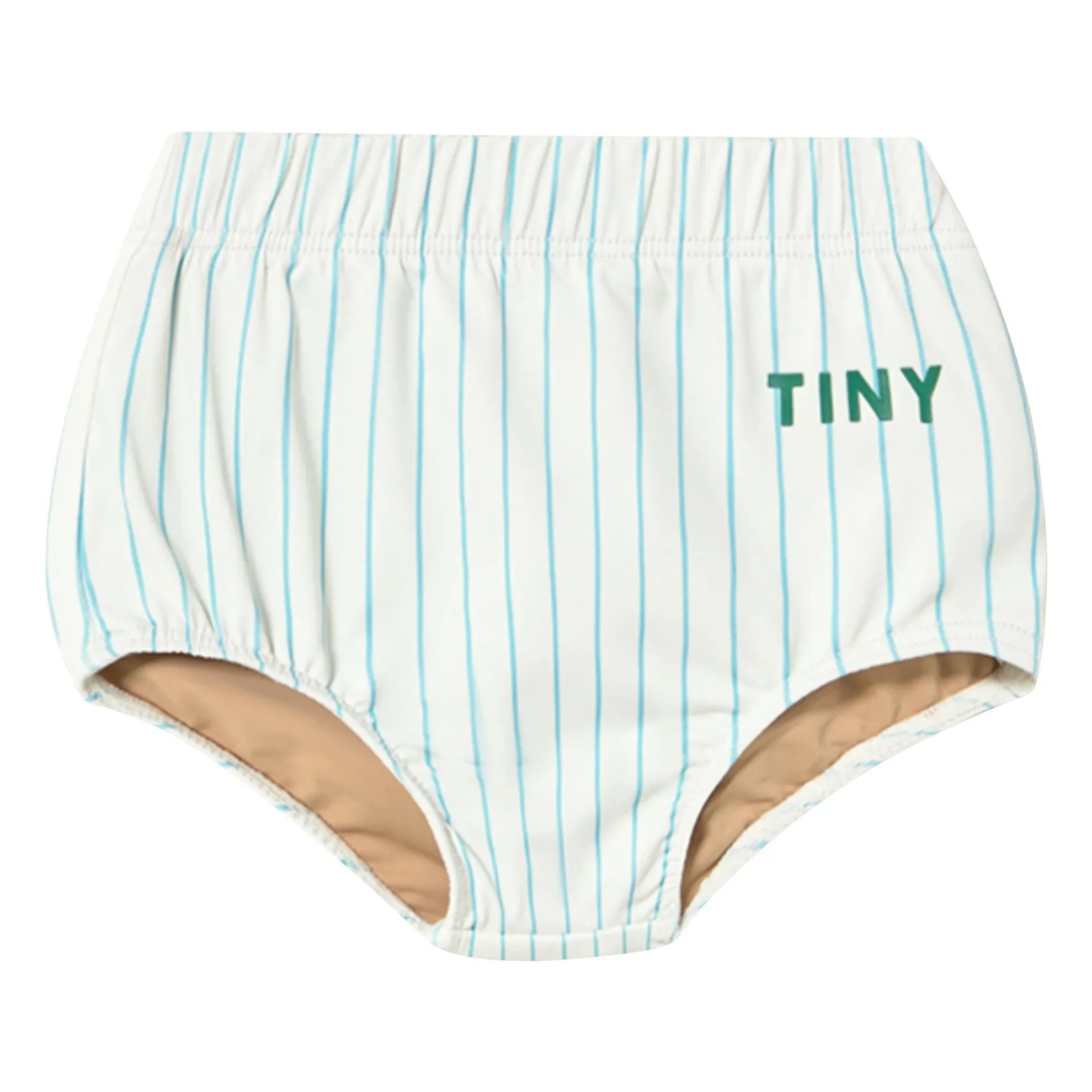 Tinycottons - Striped Bath Shorts | Light Blue