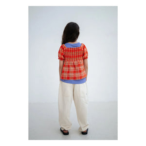 Repose AMS - Jean Barrrel Organic Cotton | Off-white