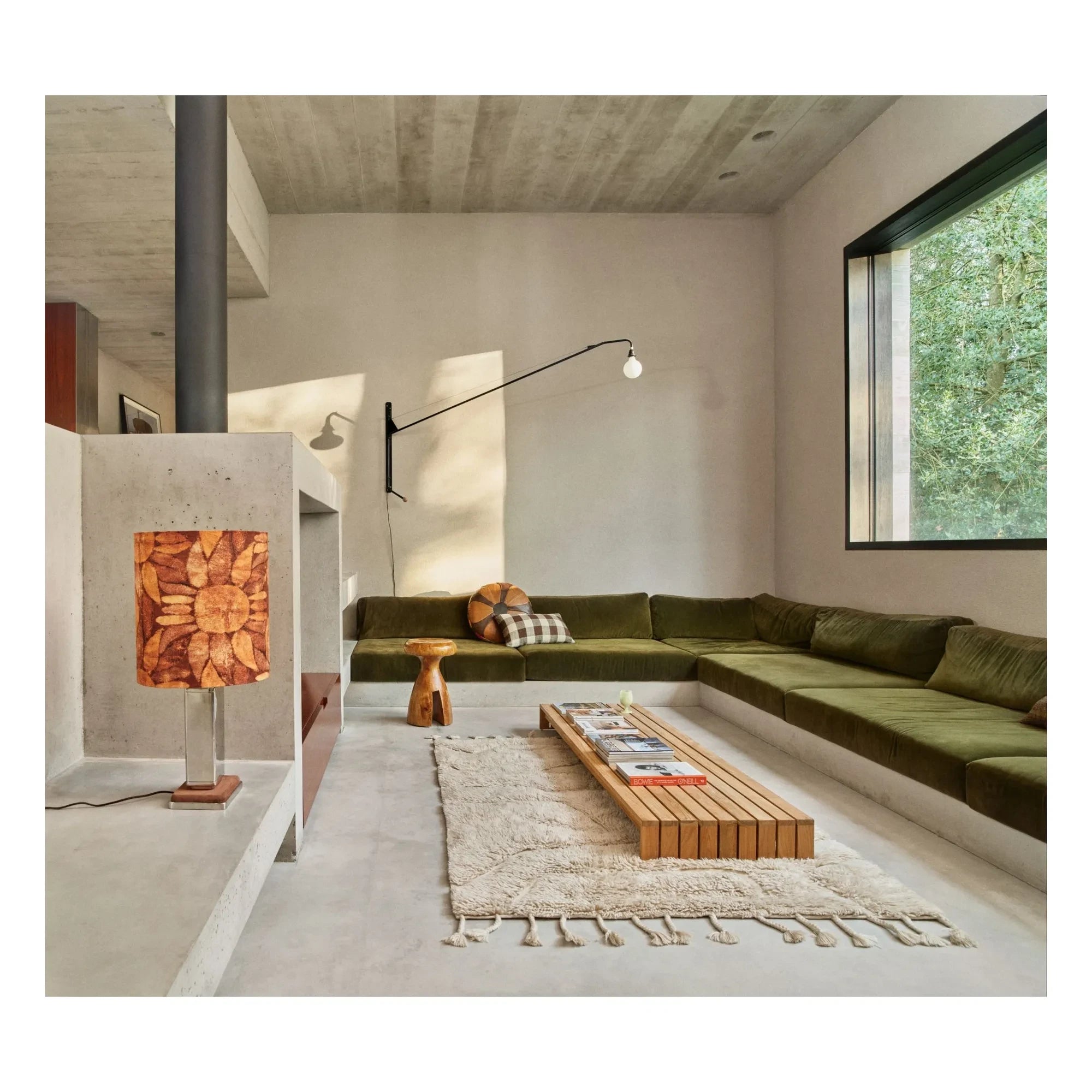 HKliving - Infinite Wool Rug | Cream