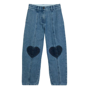 Stella McCartney Kids - Heart Jeans | Blue