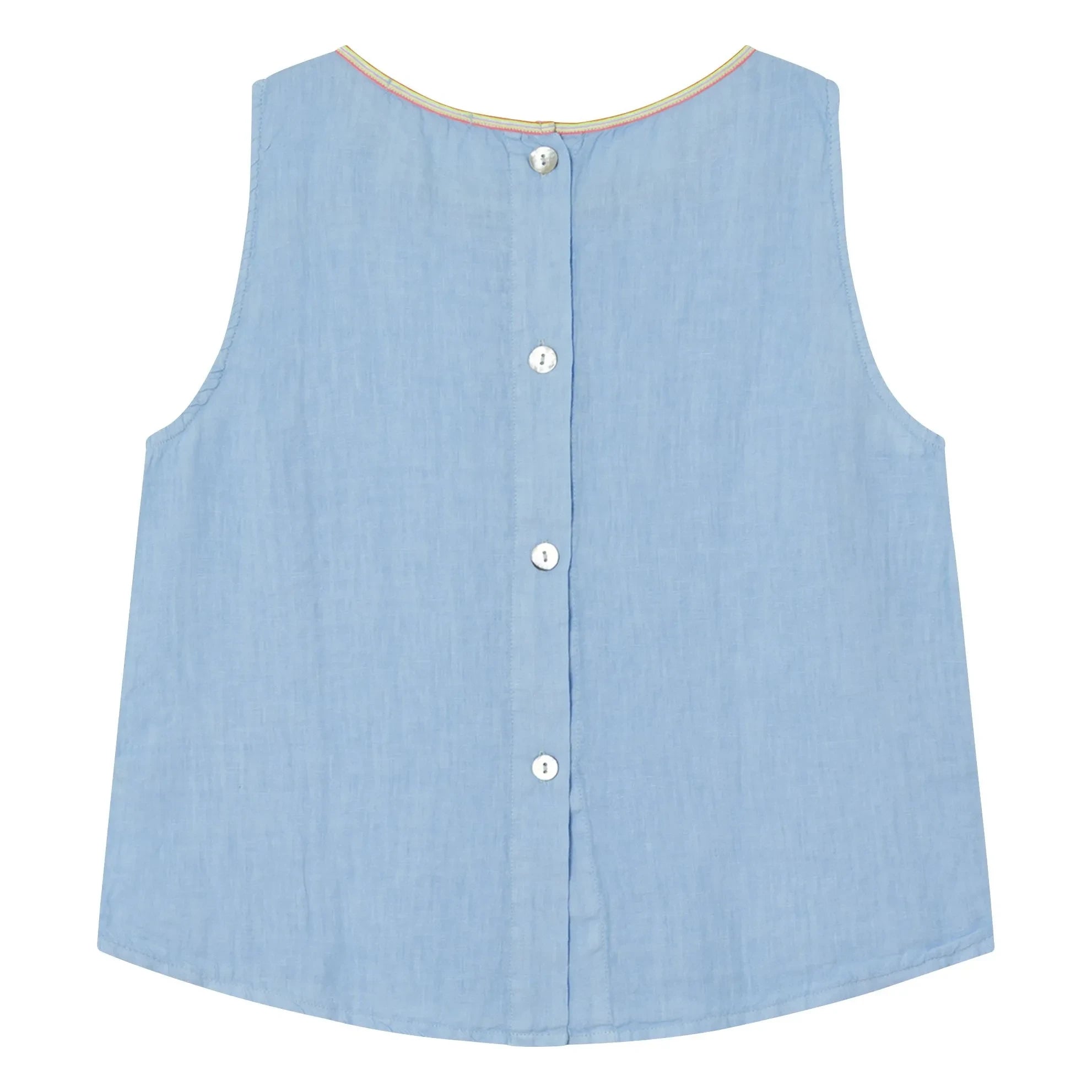 Dr Bloom - Linen Blouse | Light Blue