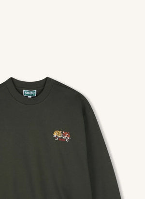 Kenzo - Kenzo Tigres sweater | Charcoal gray