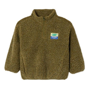 American Vintage - Hoktown Half-Zip Sweatshirt | Khaki Brown