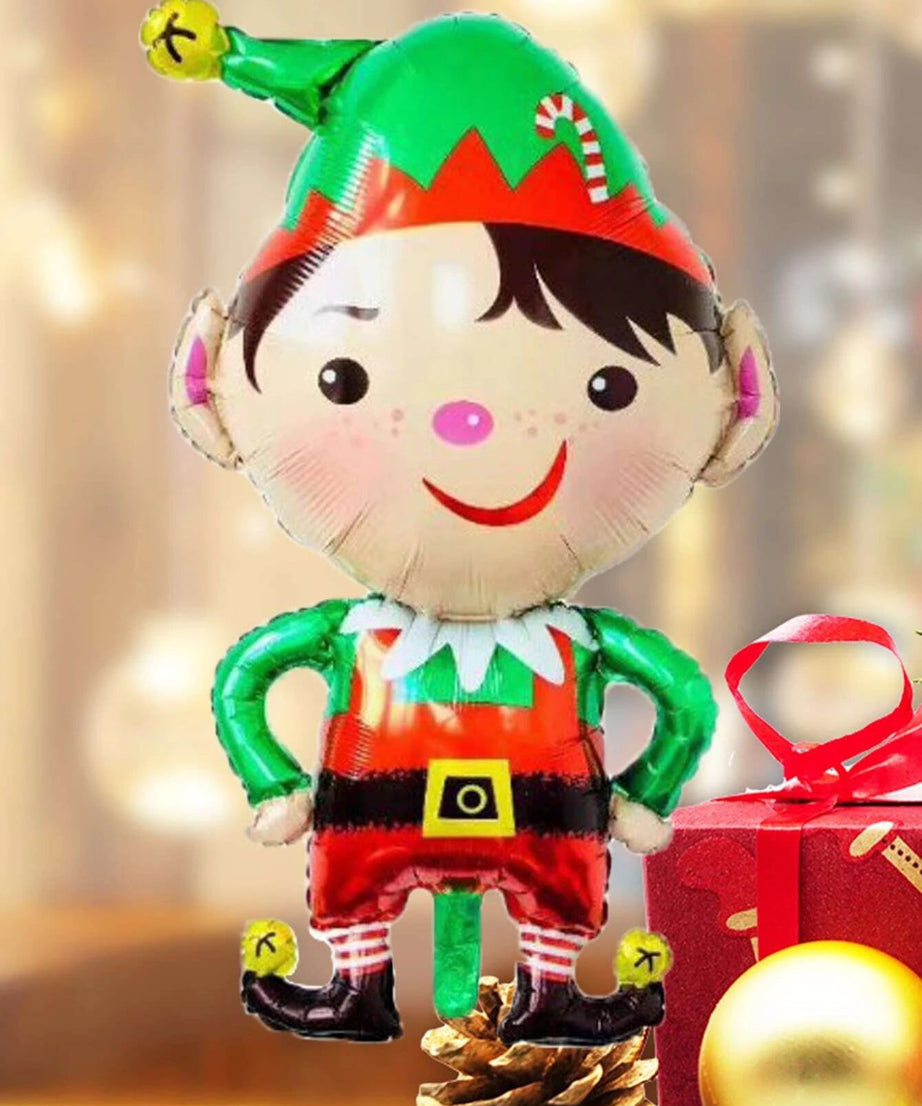 Yılbaşı - Noel Yeni Yıl Cini Büyük Boy 95CM Dekoratif Balonu-Dinossi