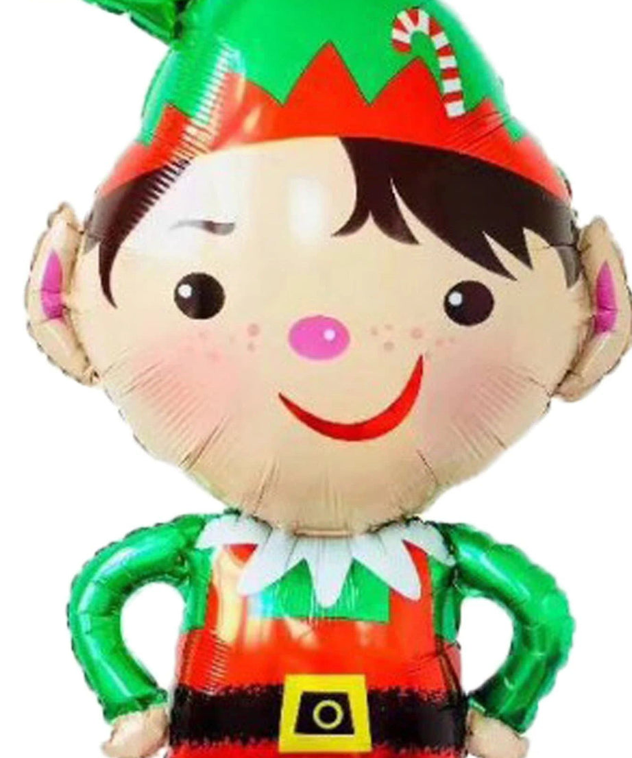 Yılbaşı - Noel Yeni Yıl Cini Büyük Boy 95CM Dekoratif Balonu-Dinossi