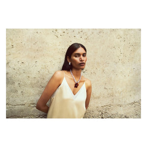 Lizzie Fortunato - Vinca Necklace | Ivory