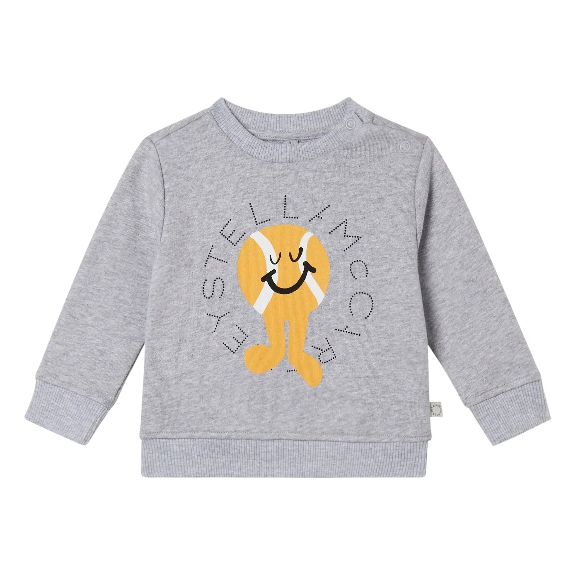 Stella McCartney Kids - Heather Grey Stella Tenis Sweatshirt