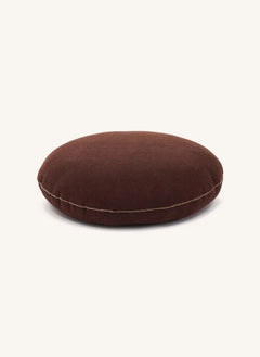 Muskhane - Chakra Felt Floor Cushion | Mahogany