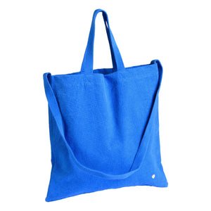 La cerise sur le gâteau - Iona Cotton Canvas City Bag | Blue