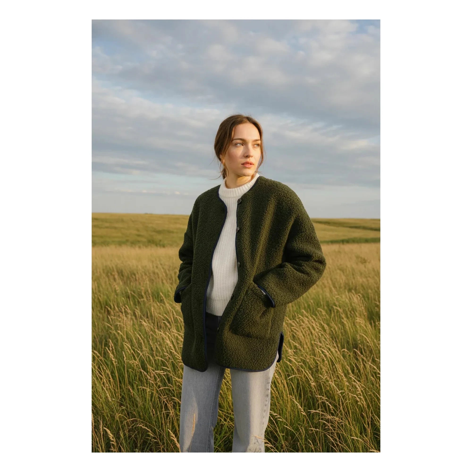 Sacrécoeur - Bari Greenlake Pure Wool Jacket | Green