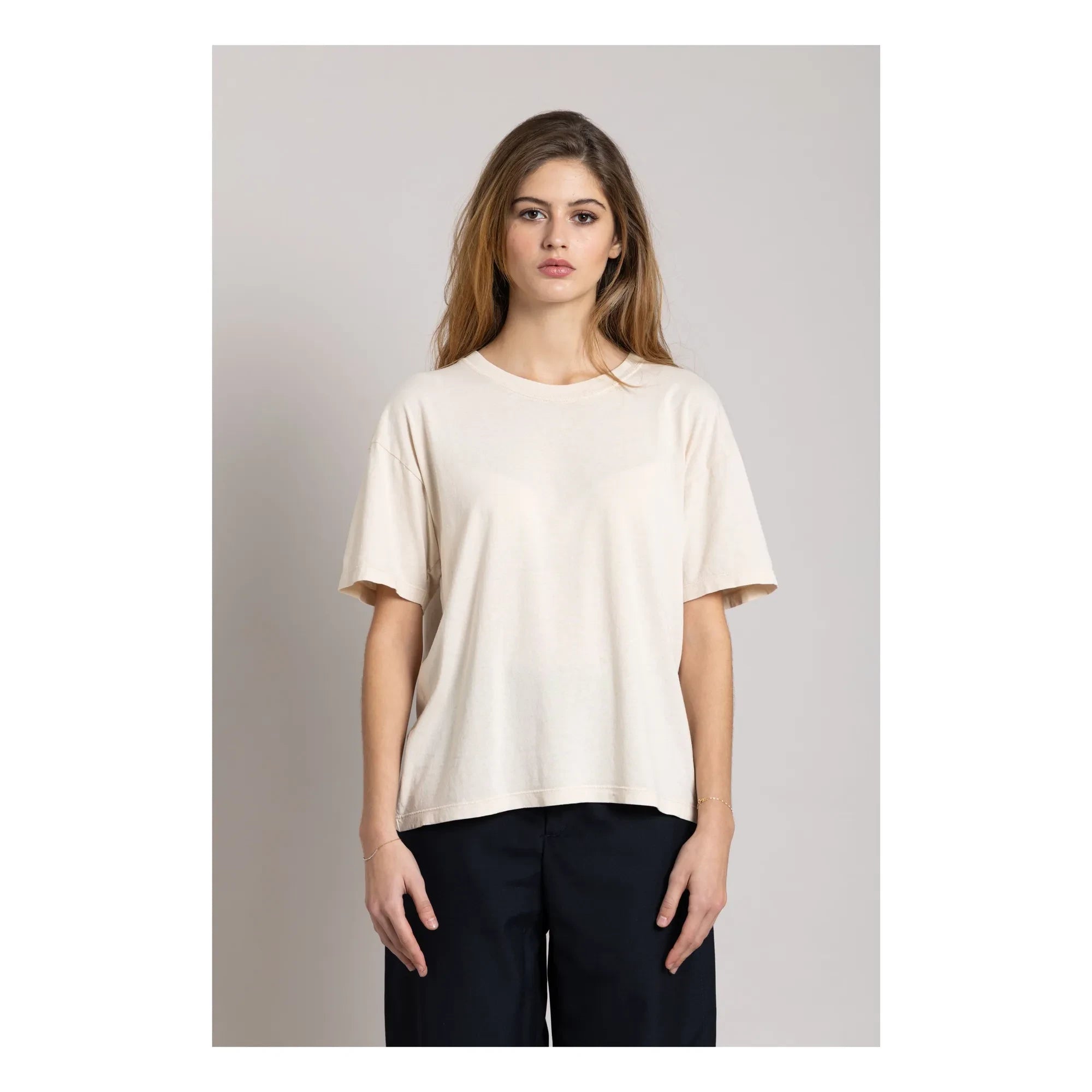 Smallable Woman - Hana Organic Cotton T-Shirt | Cream