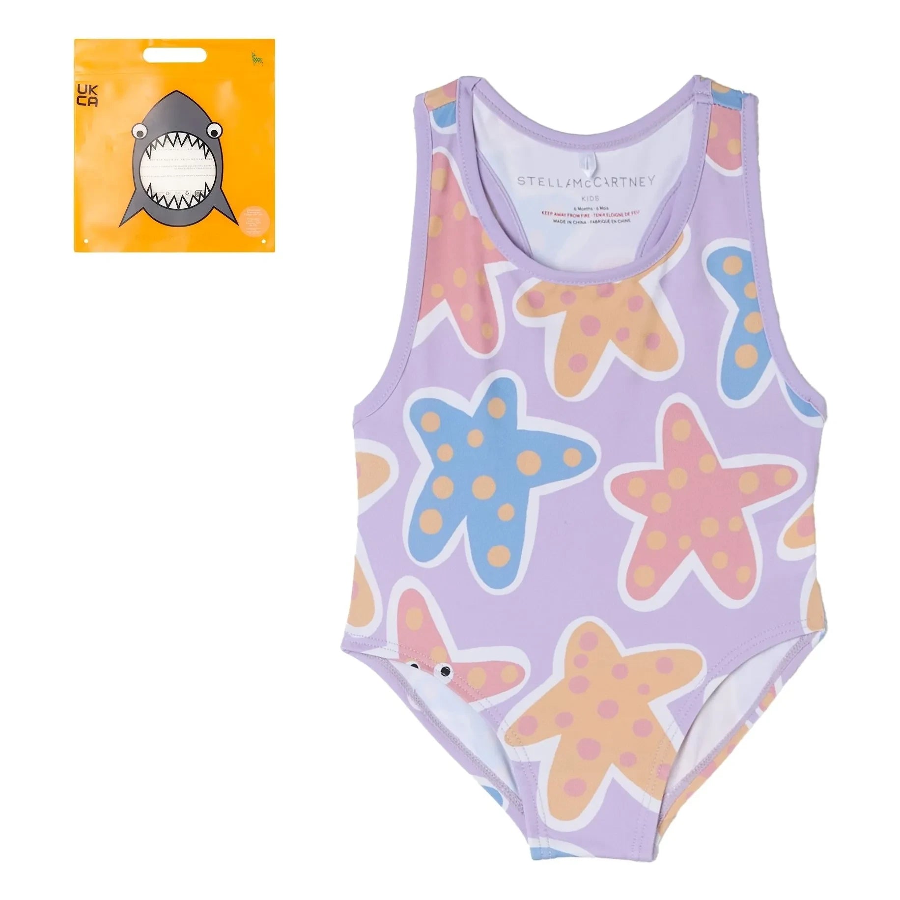Stella McCartney Kids - Etoiles de Mer Swimsuit | Purple