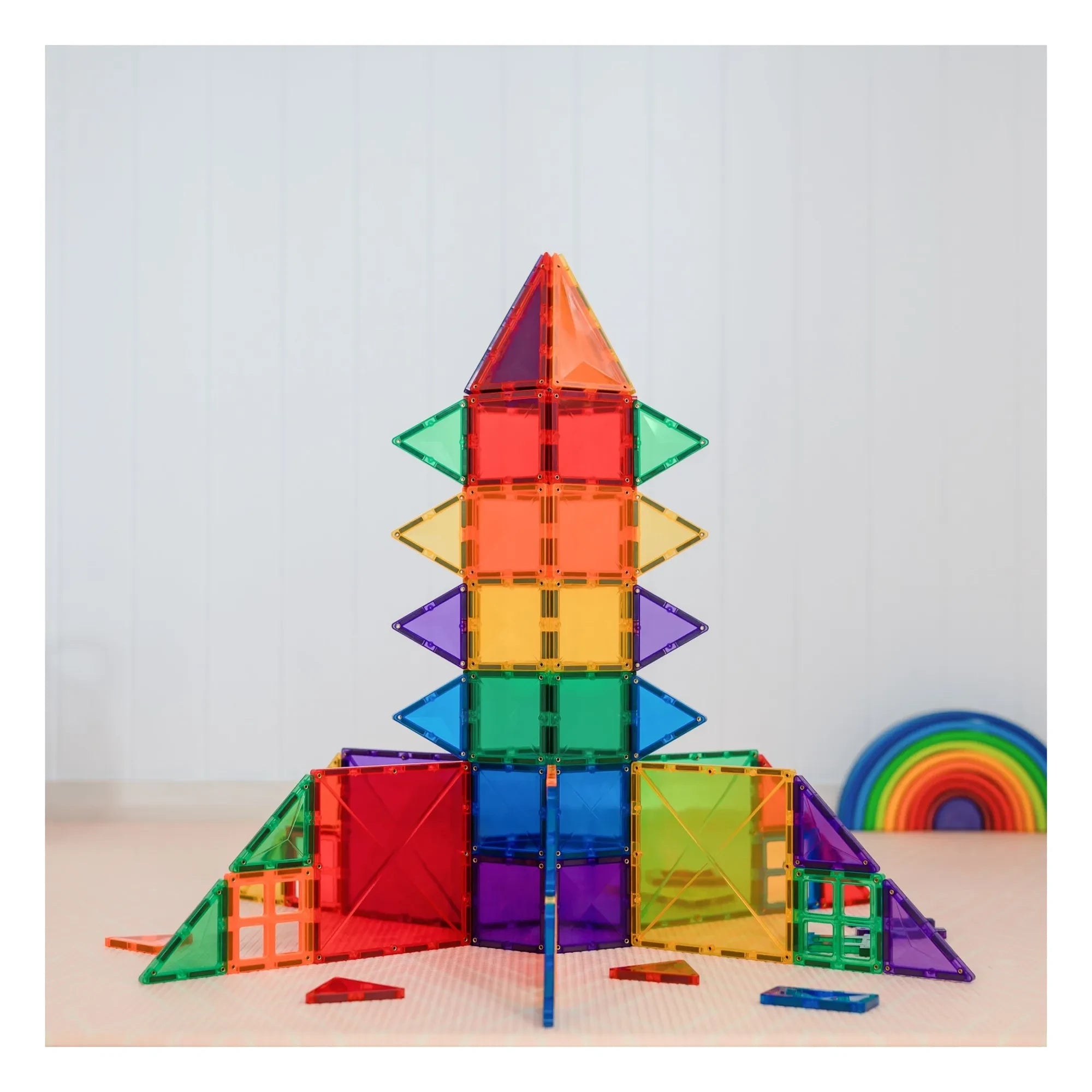 Connetix - Creative Pack - 102 Pieces | Rainbow