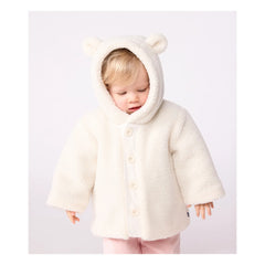 Petit Bateau - Sherpa Ear Hat | Ecru