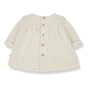 1+ in the family - Elke Recycled Material Dress | Ecru