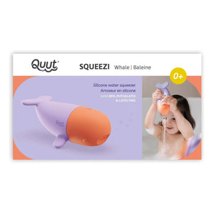 Quut - Squeezi Whale Bath Toy | Purple