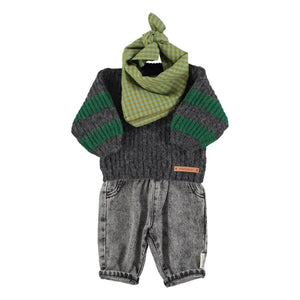 Piupiuchick - Elastic Baby Jeans | Black