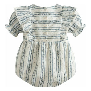 C'era Una Volta - Nina Striped Romper | Blue