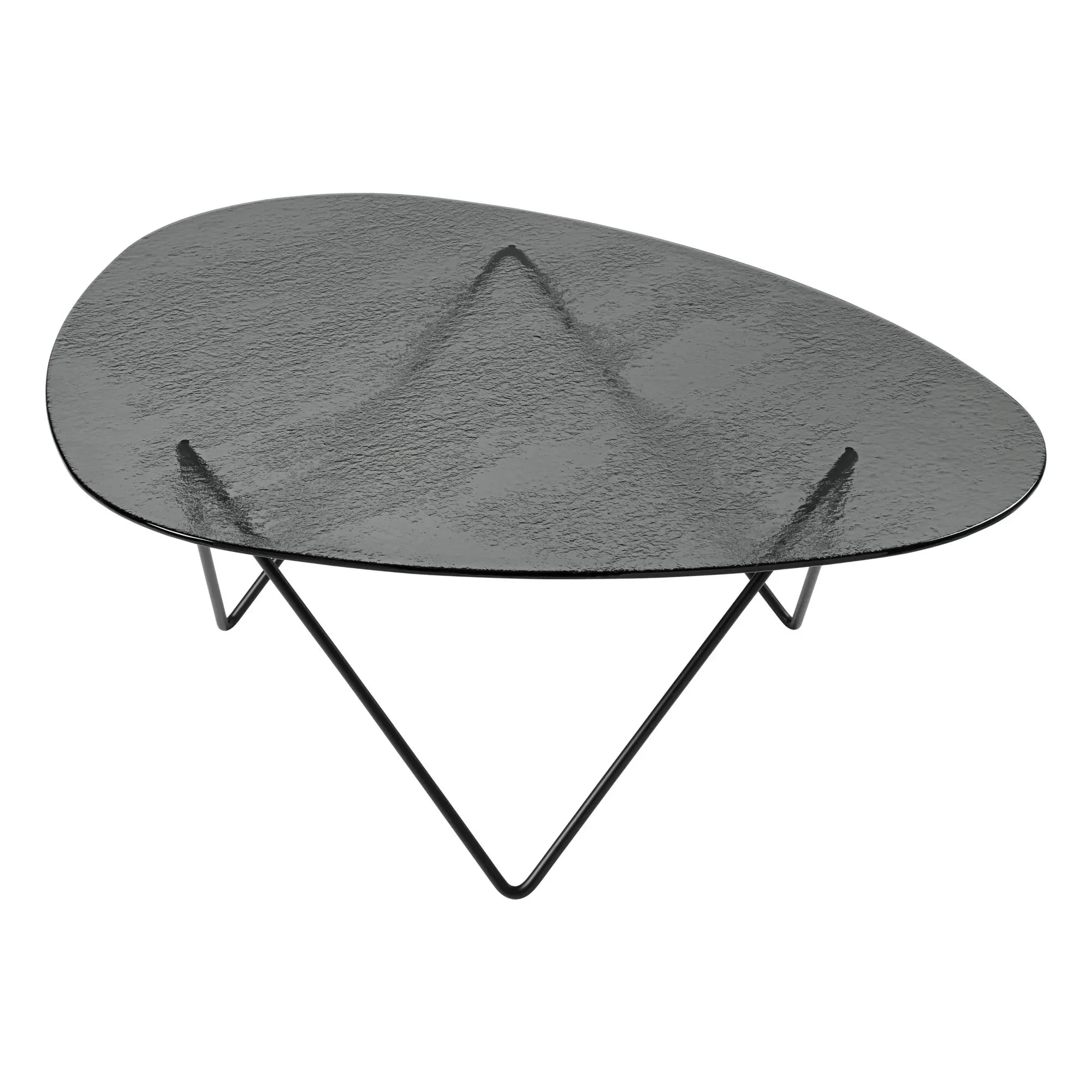 Gubi - Pedrera Side Table, Corsini & Ruiz Millet | Charcoal