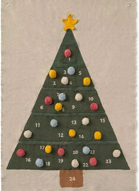 Lorena Canals - Christmas Tree Advent Calendar | Dark Green