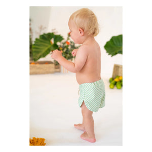 Ina Swim - Striped Mesa Swimsuit Shorts | Green