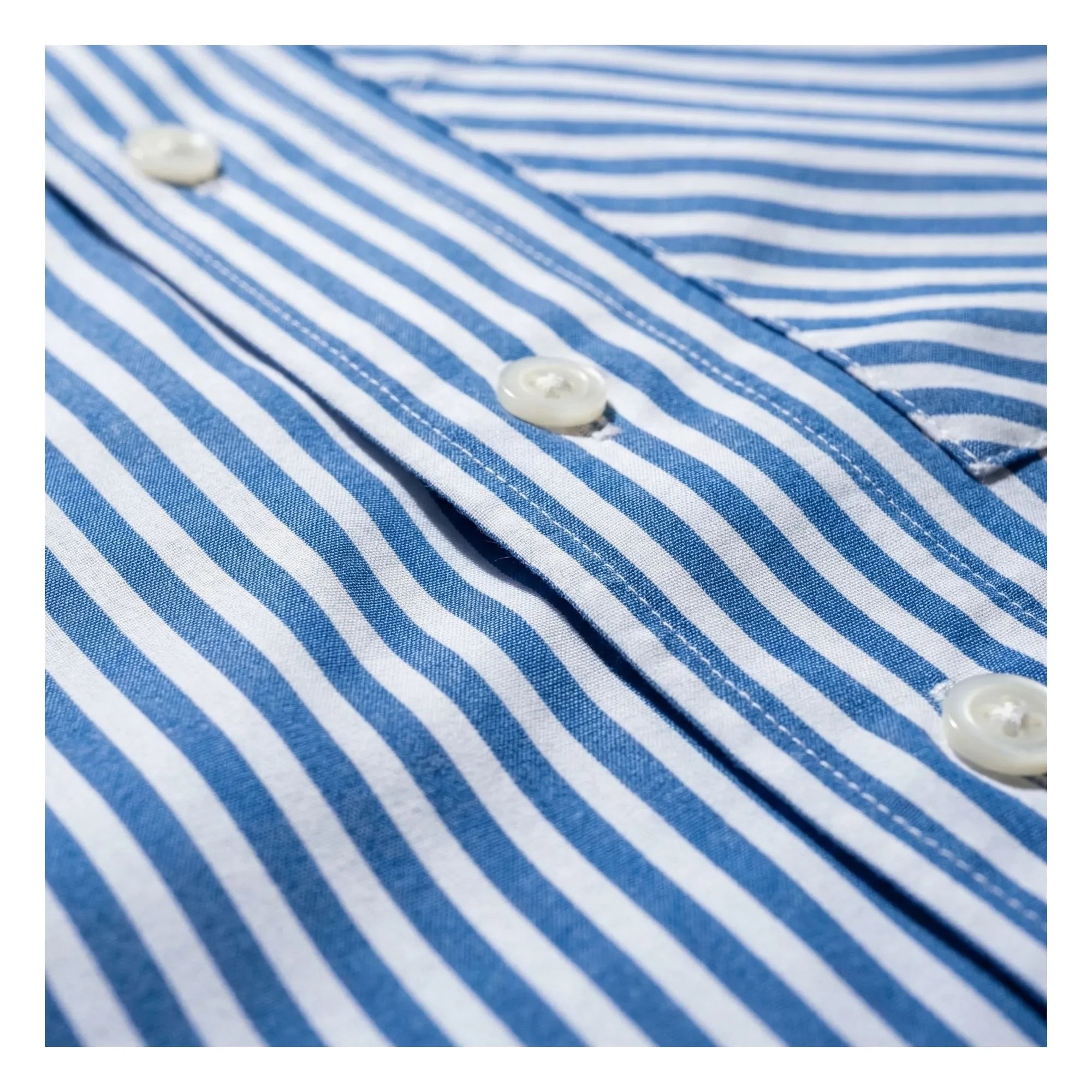 Finger in the nose - Rogue Striped Shirt | Blue