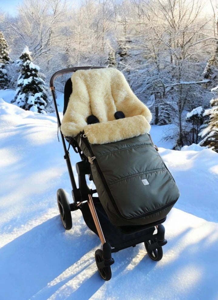 Kaiser - Dublas 2.0 universal lambskin footmuff | Khaki