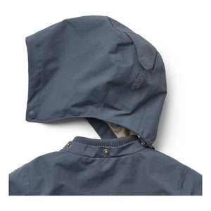 Wheat - Alke Recycled Fiber Parka | Grey Blue